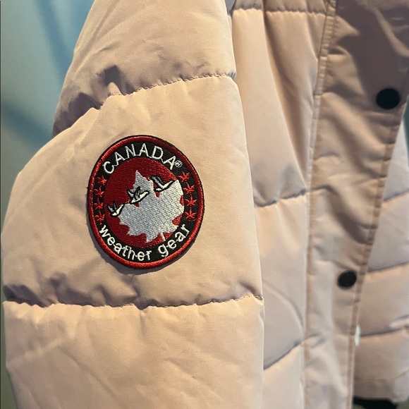 Canada Weather Gear Pink Long Parka Jacket. Size S. NWT - Picture 5 of 8
